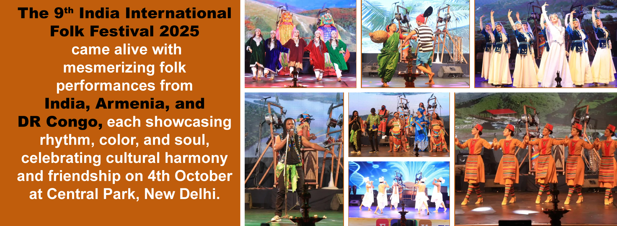 Day 1 Performance at the India International Folk Festival 2025