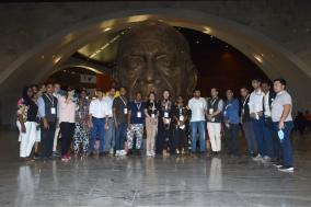 Young leaders visiting India under ICCR’s Gen-Next Democracy Network had a memorable visit to the Statue of Unity, They enjoyed a guided tour and had some wonderful memories to take home!