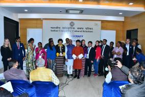 Glimpses of the press conference where young delegates from Bhutan, Jamaica, Malaysia, Poland, Sri Lanka, Sweden, Tanzania & Uzbekistan interacted with the media and shared their experiences from their visit to India under #ICCR's Gen Next Democracy programme.