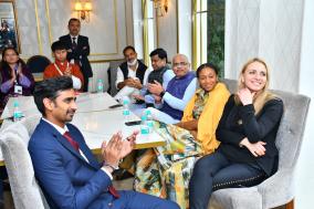 भूटान, जमैका, मलेशिया, पोलैंड, श्रीलंका, स्वीडन, तंजानिया और उजबेकिस्तान के युवा प्रतिनिधियों ने युवा भारतीय सांसदों से मुलाकात की और @आईसीसीआर_HQ द्वारा आयोजित भारत यात्रा के अपने अनुभव साझा किए।