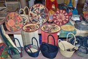 The Mela has 5 Categories on display-(Rufts,Textiles,Traditional and Folk arts Beauty Aromatics and Recycled Products