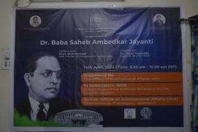 Celebration of 131st Baba Saheb Ambedkar Jayanti on date 14th April 2022 by RO,ICCR, AHMEDABAD