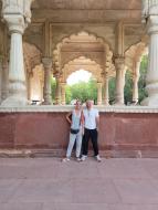 Christian Escobar and his spouse visited at RedFort