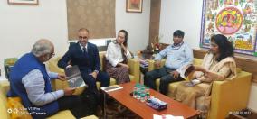 Visit of renowned artist Prof. Christian Escobar and his spouse from Guatemala to India from 2nd June - 11 June, 2022  under the ICCR’s Distinguished Visitors Programme 2022-23.