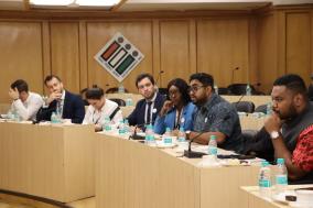 21 delegates from 6 nations of the Gen Next Democracy Network Programme were given a tour of the Election Commission of India in #NewDelhi yesterday.