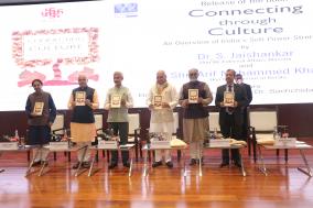 Book Release Ceremony  "Connecting through Culture- An Overview of India's Soft power Strengths"