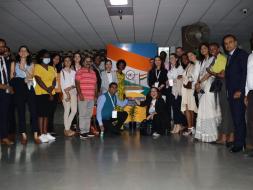 Gen Next Democracy Network Programme 25 Delegates of 5 countries visited one of the Asia's largest Science Centre,popularly also known as 'A Dream Castle for One & All'. An insightful visit to National Science Centre,New Delhi 