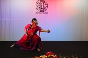 Ms. Sarinya Emradee, Kuchipuri Thai Artists performed Dance Drama on Mother Goddess at SVCC Bangkok