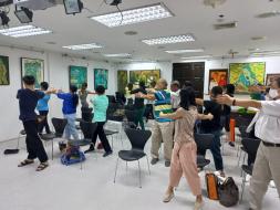 SVCC, EOI, Bangkok organized “Swami Vivekananda Cultural Centre, Embassy of India, Bangkok, presents a 2-day workshop on Yoga for a Healthy Heart and Brain by Mr. Sanjiv Chaturvedi, SVCC Yoga Volunteer at SVCC Bangkok