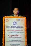 App Gyan Setu: Connecting Culture through Knowledge' by MoS for External Affairs & Education Dr. Rajkumar Ranjan Singh in the presence of President, ICCR Dr. Vinay Sahasrabudhe initiating ICCR Digitization 2.0 with the automation of ICCR Scholarship