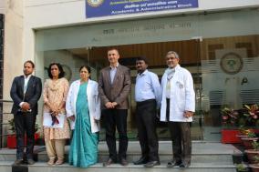 अखिल भारतीय आयुर्वेद संस्थान में डॉ. हवल अबुबकर ने दौरा किया
