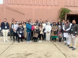 7th batch of #GenNext_Democracy_Network Programme  Glimpses of the visit of 29 delegates of Gen Next Democracy Network Programme from #Japan,#Argentina,#Botswana,#Canada,#Hungary,#Indonesia & #Lithuania to #TajMahal,Agra.