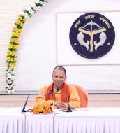 7th batch of #GenNext_Democracy_Network Programme  Hon'ble Chief Minister of #UttarPradesh, Shri.  @myogiadityanath  ji welcomed 29 delegates of ICCR & had an interactive discussion with the young leaders from 7 democracies.
