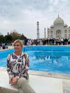ICCR’s Distinguished Visitors Programme  Listed as one of the 7 wonders of the world, Taj Mahal is not only an exclusive architectural wonder but also an important cultural heritage of India.   Glimpses of H.E. Ms. Kolinda Grabar-Kitarović ,former President of Croatia, visit to #TajMahal