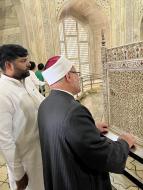 Grand Mufti of Egypt, H.E. Dr. Shawki Ibrahim Abdel-Karim Allam visited Taj Mahal. Here are few glimpses of his visit !!