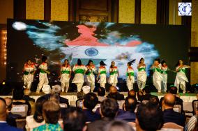डॉ. एस जयशंकर, माननीय विदेश मंत्री, भारत सरकार द्वारा बैंकॉक में भारतीय समुदाय को संबोधित एक कार्यक्रम के दौरान एसवीसीसी बैंकॉक द्वारा आयोजित देशभक्ति नृत्य प्रदर्शन। भारत की