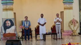 मंगोलिया के पूर्व राष्ट्रपति एच.ई. आईसीसीआर के विशिष्ट आगंतुक कार्यक्रम के तहत भारत का दौरा कर रहे श्री एनखबयार नामबर ने बेंगलुरु, कर्नाटक में आर्ट ऑफ लिविंग का दौरा किया।