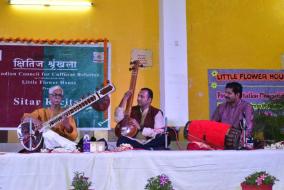 Sitar recital performed by Pt. Ranindra Narayan Goswami, Shri Hari Paudyal on Flute,  Dr. V. Satyavar Prasad on Mridangam and Shri Siddhat Mishra on Tabla, Horizon Series programme held on 23rd Jan 2021