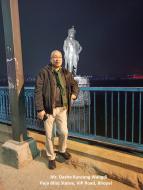  Dasho Kunzang Wangdi is visiting to Raja Bhopaj Statue, Bhopal