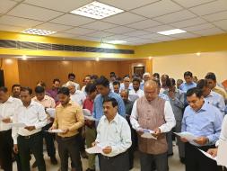 ICCR observing Vigilance Awareness Week 2019 is Integrity - A way of Life - from 28 October to 02 November 2019- Pledge taking ceremony administered by DG ICCR on 28 October 2019