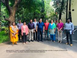 Visit of Prof. Nasirov Muhtor, Vice Rector, Samarkand State University, Uzbekistan to Hyderabad on Friday, 11th October 2019
