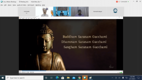 Inaugural of the "Three-day International Conference on Buddhist Philosophy and Its Role in Inculcating Values among Youth" jointly organized by ICCR and RGNIYD from 17-19 February 2021