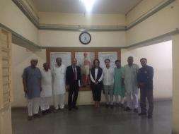 एवीपी स्पेन के तहत गुजरात विद्यापीठ, अहमदाबाद के वलाडोलिड विश्वविद्यालय के कुलपति प्रो. एंटोनियो लार्गो कैबरेरिज़ो की यात्रा।