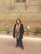 Ms. Marisol at Archaeological Museum Sarnath