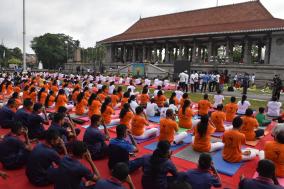 अंतर्राष्ट्रीय योग दिवस 2018- प्रतिष्ठित स्वतंत्रता चौक पर