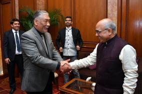 श्री अखिलेश मिश्रा ने नई दिल्ली में भूटान के राजदूत महामहिम मेजर जनरल वेत्सोप नामग्याल को बधाई दी
