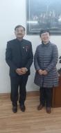 श्री तरुण विजय, अध्यक्ष, राष्ट्रीय स्मारक प्राधिकरण, संस्कृति मंत्रालय ने नई दिल्ली में प्रो. क्यूई योंगहुई, सिचुआन विश्वविद्यालय, चेंगदू, चीन से मुलाकात की