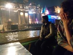 Dr. Raquel Vaz-Pinto visit on Ganga River at Varanasi